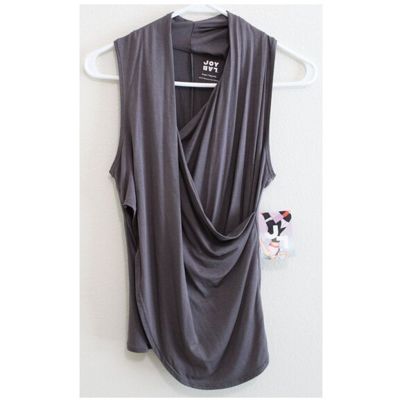 JoyLab Tops - NWT JoyLab Draped wrap workout top